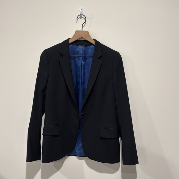 • Paul Smith • Women’s Black “A Suit To Travel In' Wool Blazer Size 40 / US 4 - Picture 3 of 7